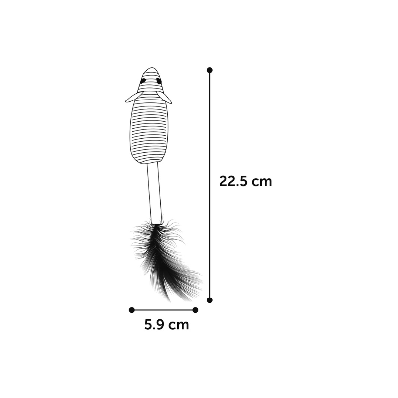 Matatabi Houten Muis Kattenspeeltje - Kattenspeelgoed
