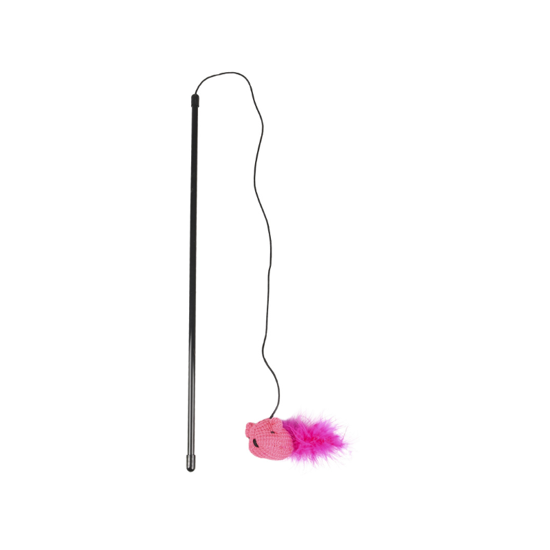 Kattenhengel Met Muis - Kattenspeelgoed
