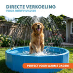 Coolpets Splash Sprinkler Pool