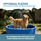 Coolpets Splash Sprinkler Pool
