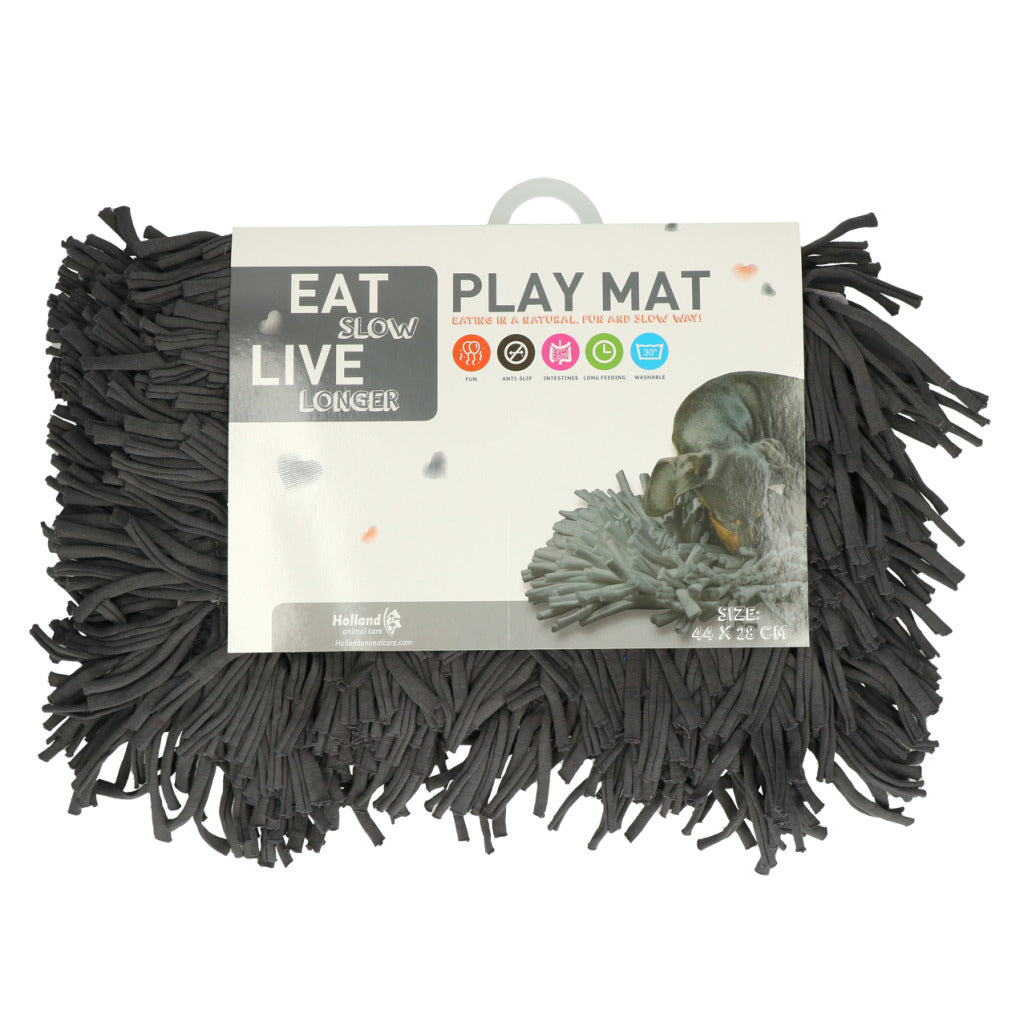 Eat Slow Live Longer Play Mat Grijs