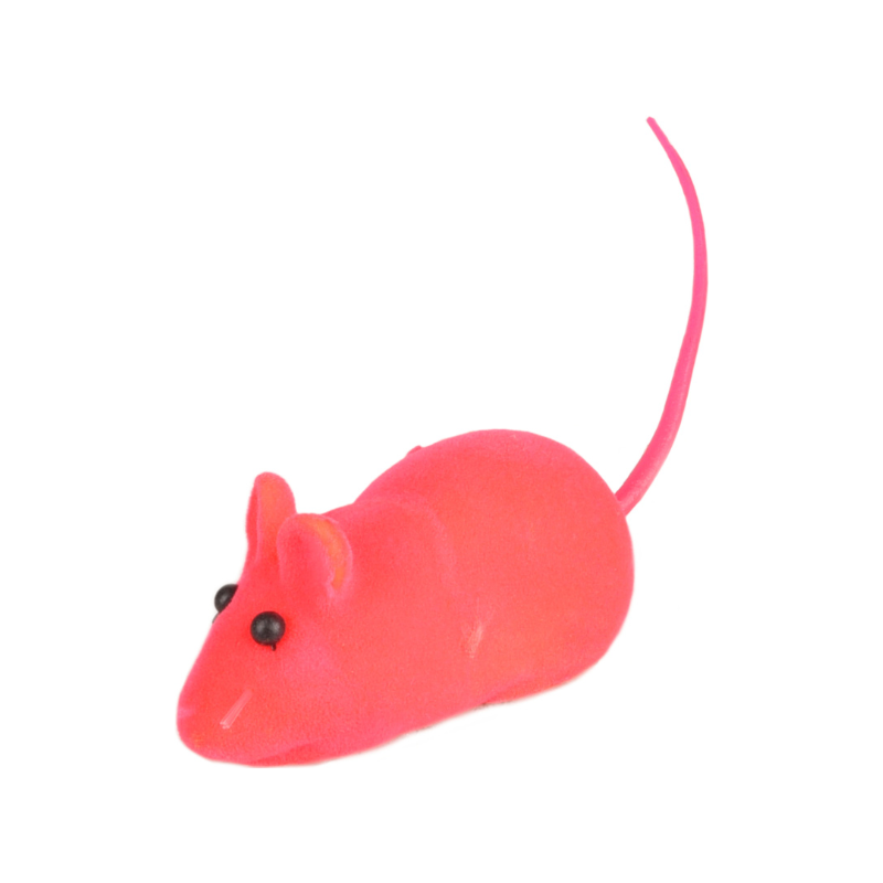 Gekleurde Muis Met Pieper - Kattenspeelgoed