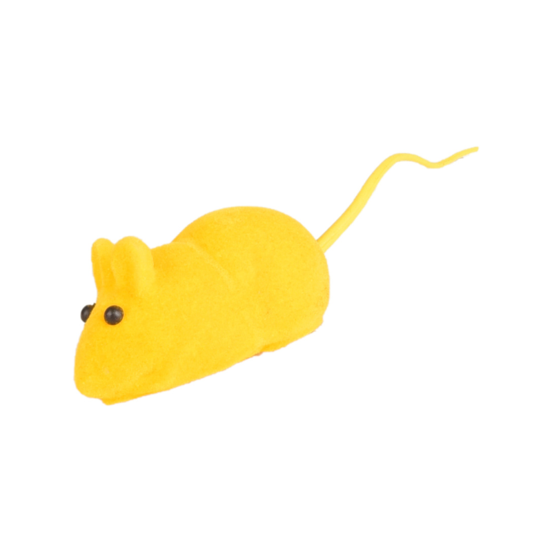 Gekleurde Muis Met Pieper - Kattenspeelgoed