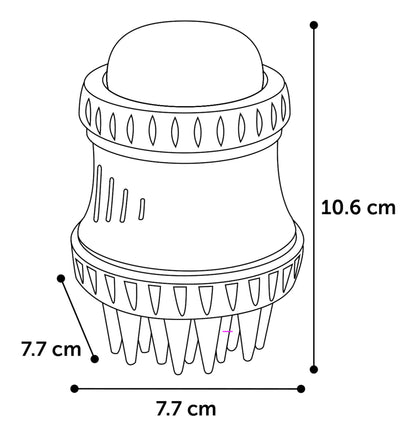 Massage- en Reigingingsborstel Hond | PetPaleis